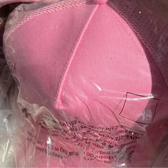 ALO yoga sweet pink district trucker hat cap sold out hotel mesh nwt Baseball - Picture 4 of 4